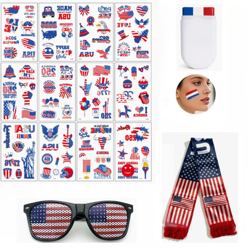 Party Games Usa - 2026 USA Fan Kit Patriottische Supporter