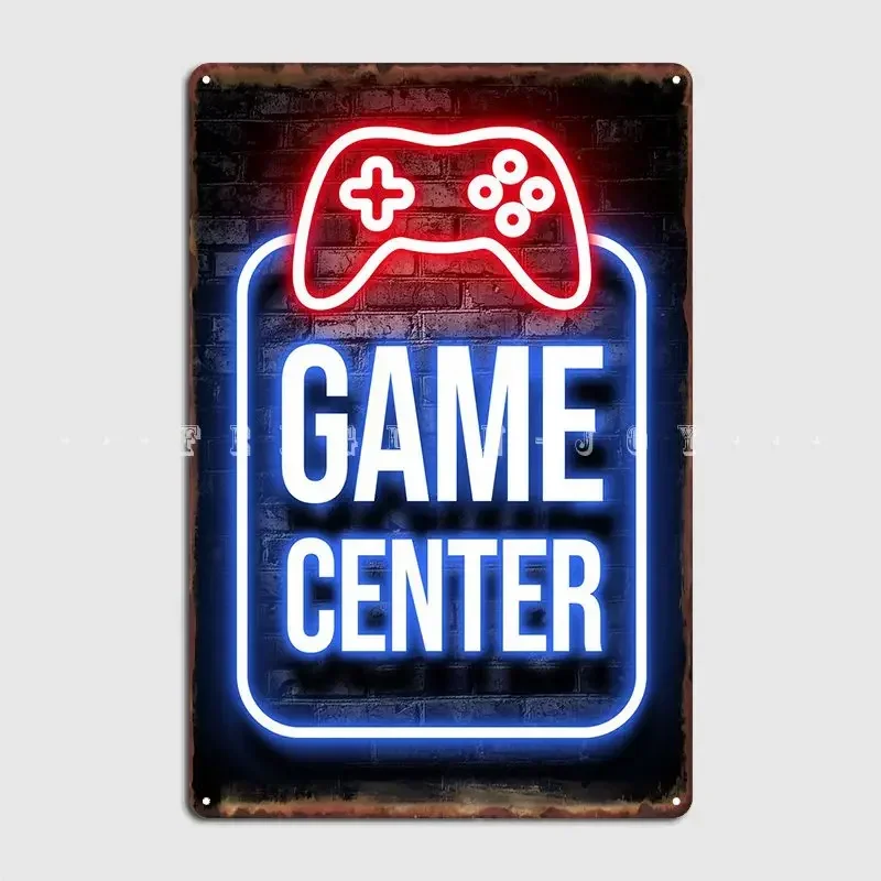 Party Games Quotes - Game Center Gaming Quote Poster Metalen