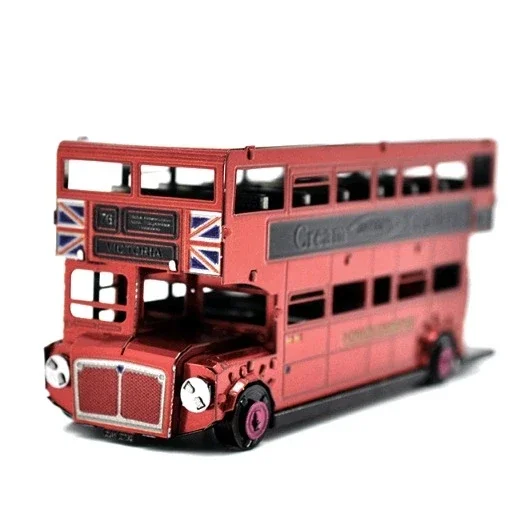 Party Games Bus - Bussen 3d Metalen Puzzel Model Kits