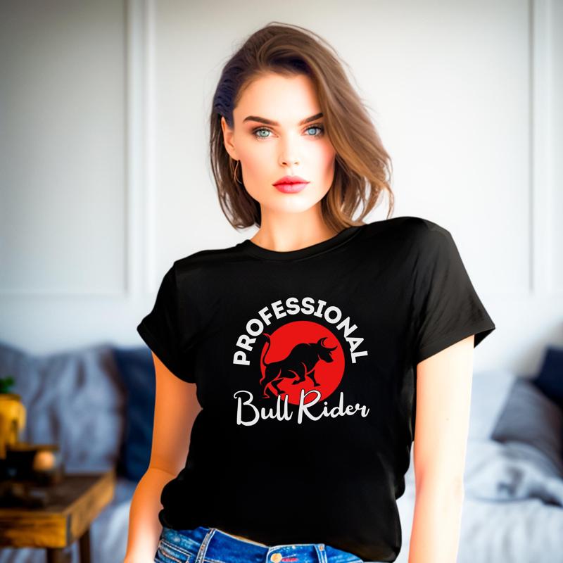 Party Family Games - Professionele Bull Rider T-shirt Cuckold Swinger
