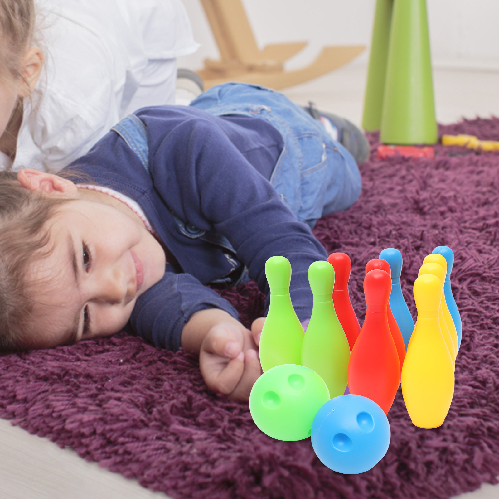 10-delige mini-bowlingset voor - Party Games Kid Friendly recensie en prijs