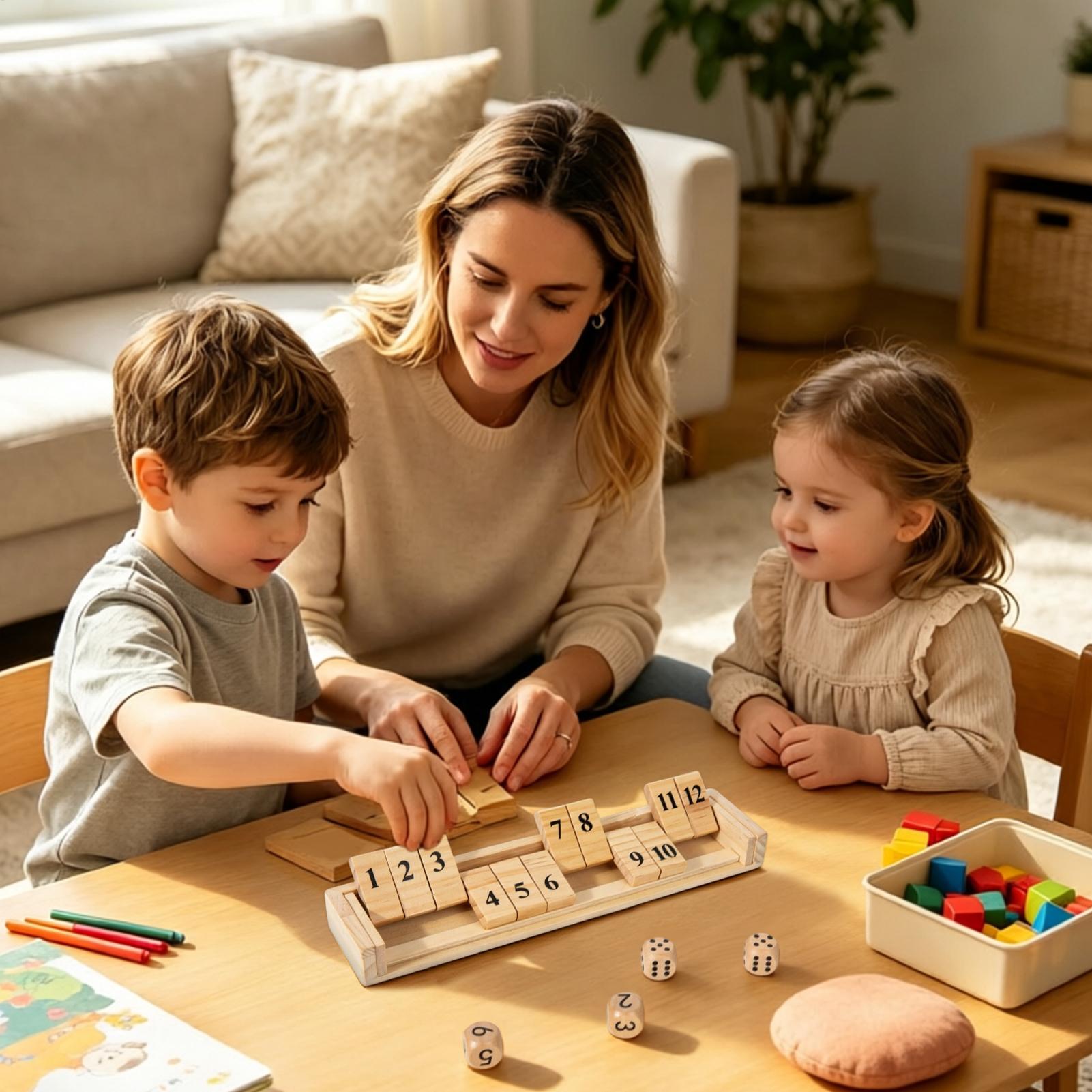 Shut The Box-spel Houten bords - Party Games Usa recensie en prijs