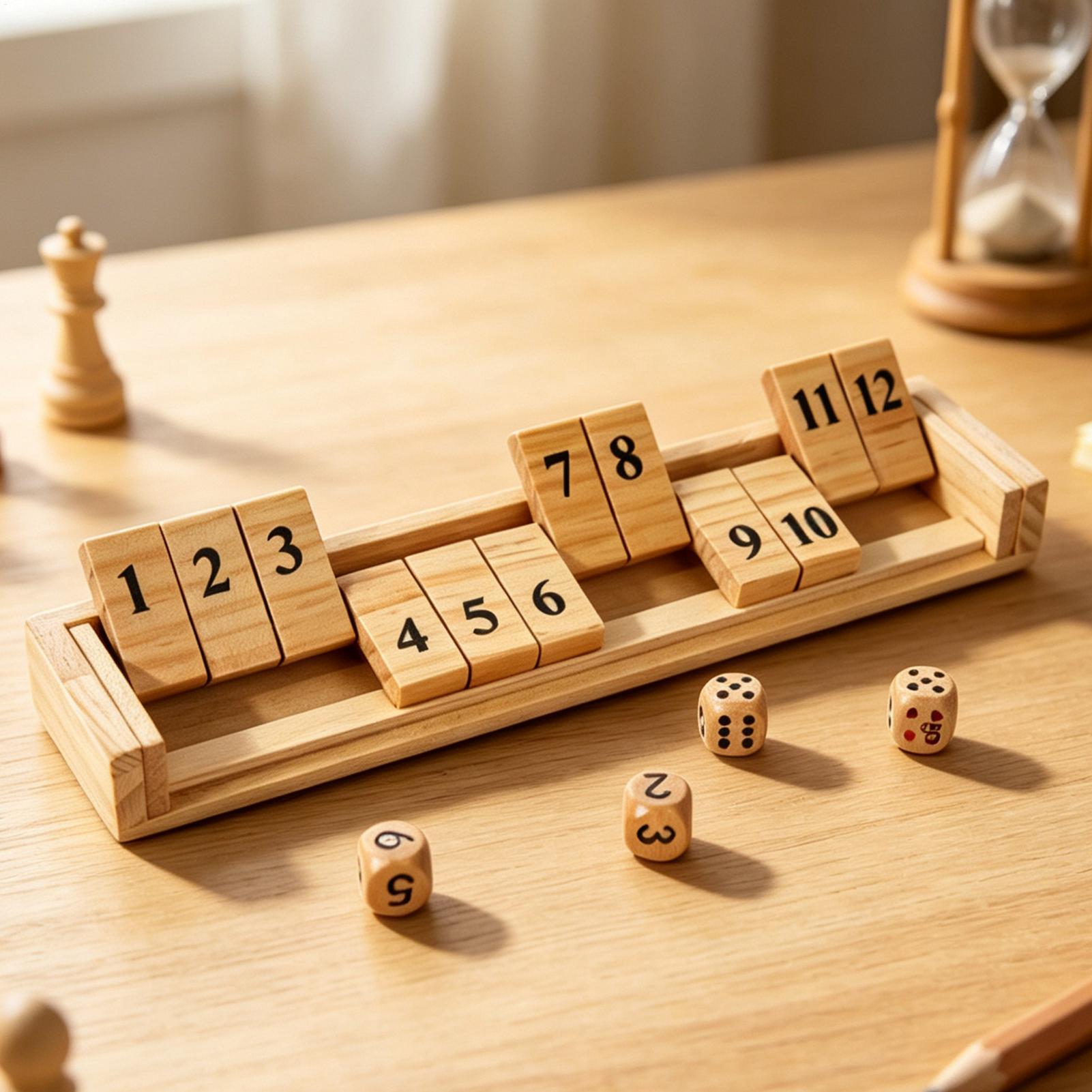 Shut The Box-spel Houten bords - Party Games Usa recensie en prijs