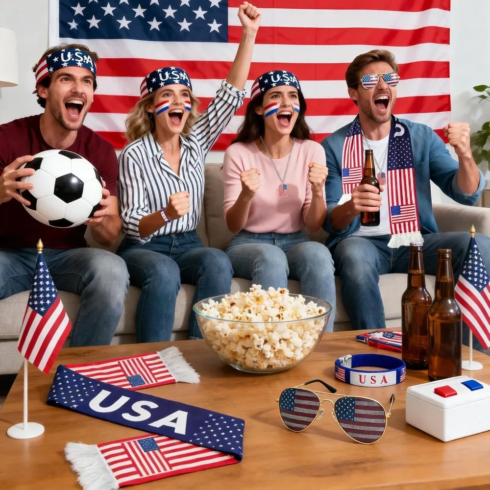 2026 USA Fan Kit Patriottische - Party Games Usa recensie en prijs