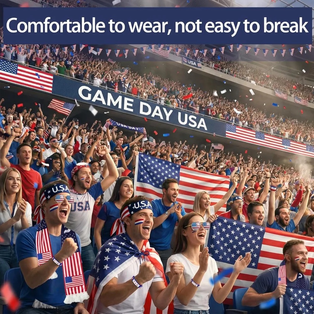 2026 USA Fan Kit Patriottische - Party Games Usa recensie en prijs