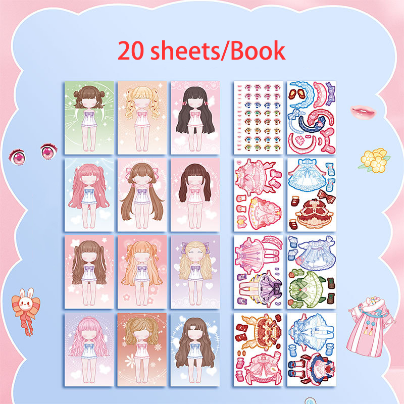 20 stks/boek kleding bijpassen - Book Party Games recensie en prijs