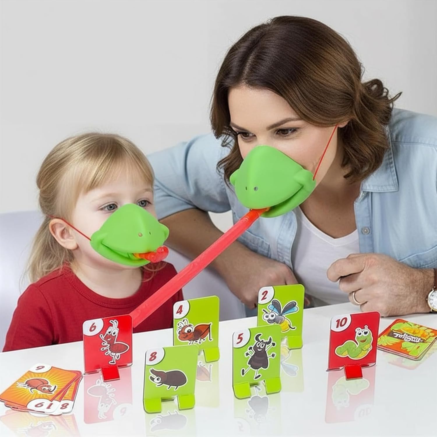 6-set kameleon tongschietspel, - Party Games Gender Reveal recensie en prijs