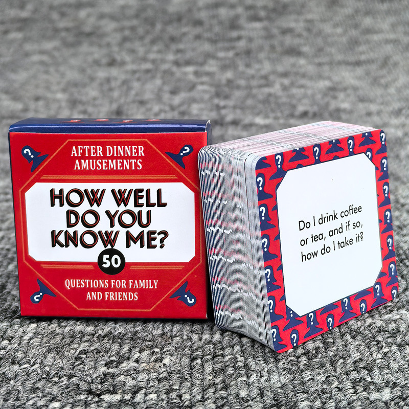 50-delige amusementskaarten na - Party Family Games recensie en prijs