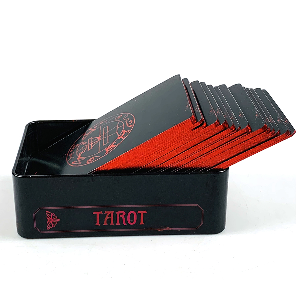 Occulte Tarot in een metalen b - Book Party Games recensie en prijs