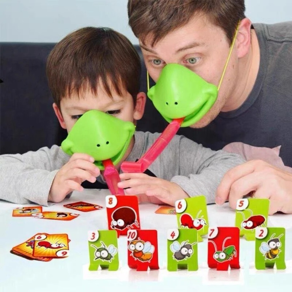 Kikker Hagedis Masker Kwispele - Party Family Games recensie en prijs