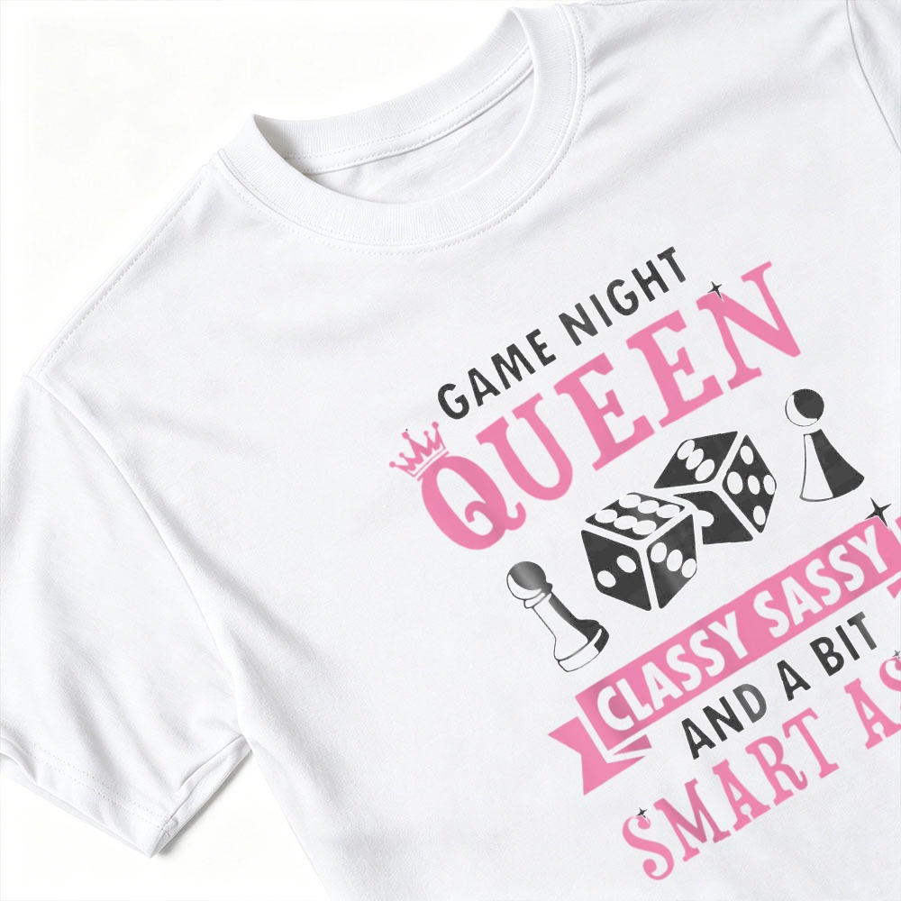 Game Night Queen Dames Grafisc - Party Games Quotes recensie en prijs