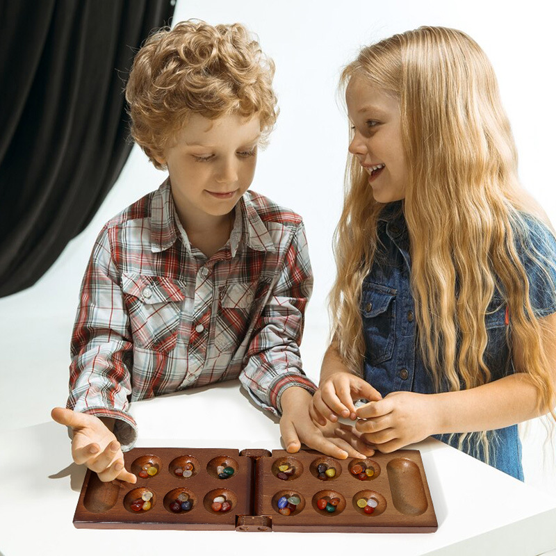 Oude Mancala Afrikaanse schaak - Party Family Games recensie en prijs