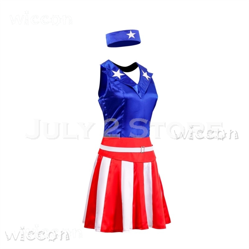 Amerikaanse vlag cheerleading- - Party Games Usa recensie en prijs