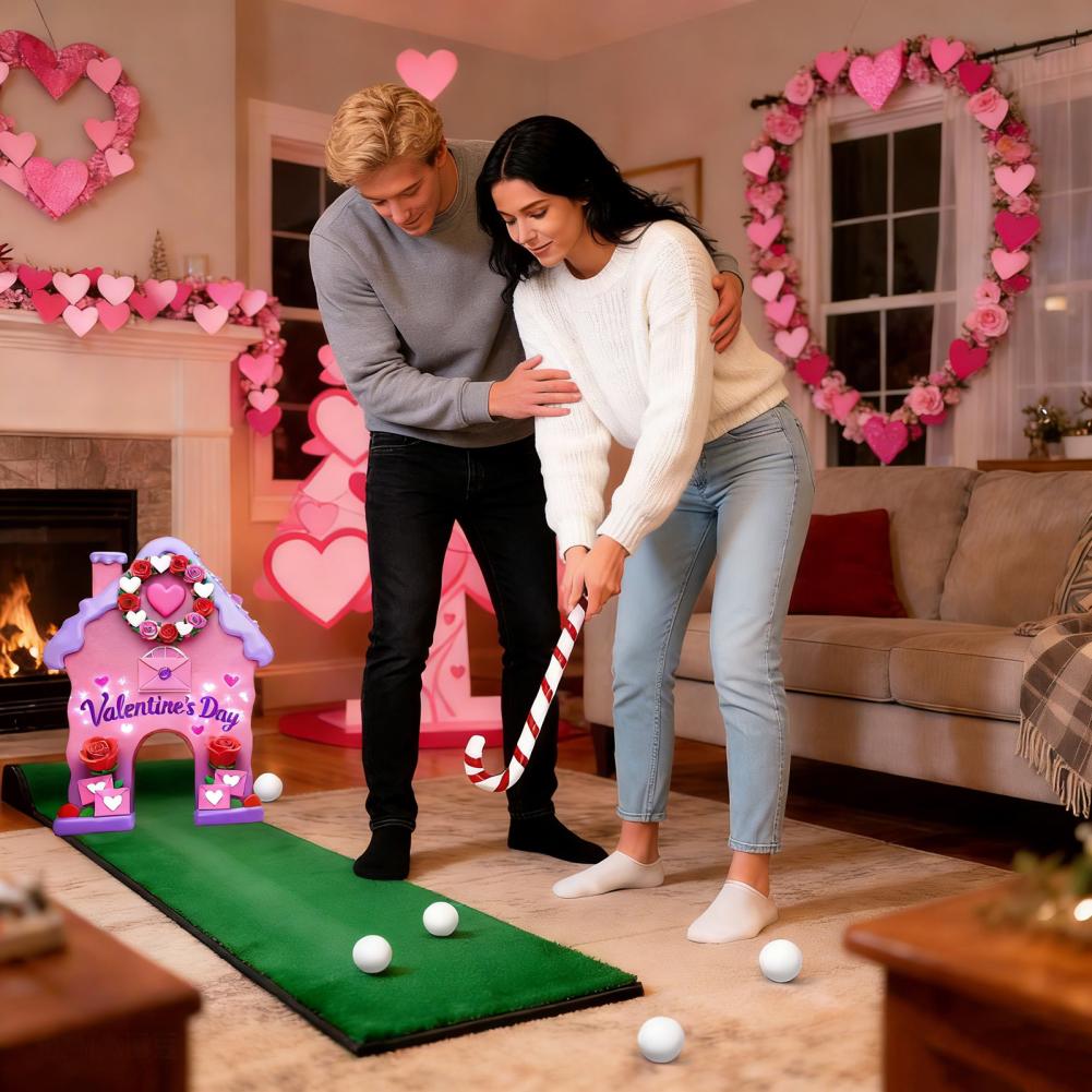Valentijnsdag golfset Peperkoe - Party Games Golf recensie en prijs