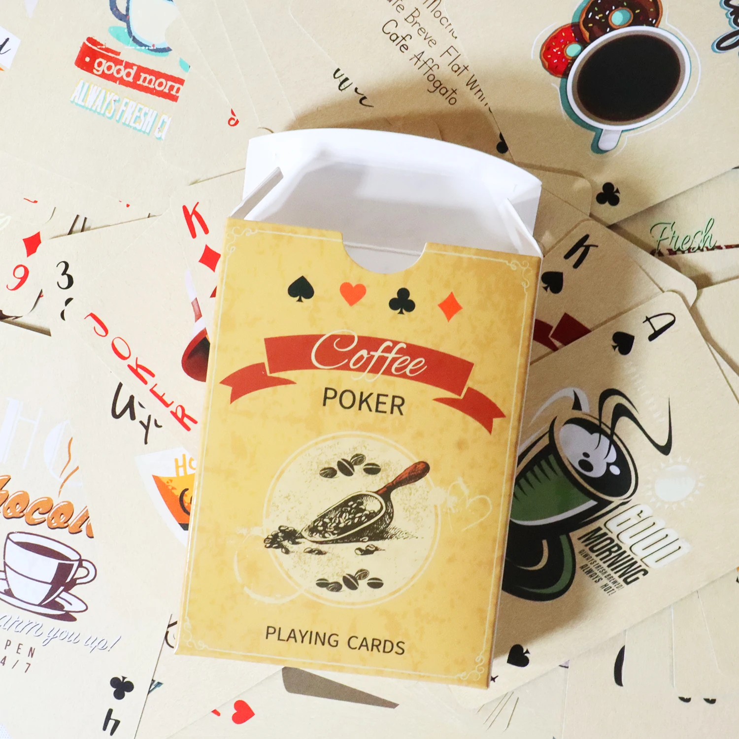 Koffiepapier speelkaarten Vint - Book Party Games recensie en prijs