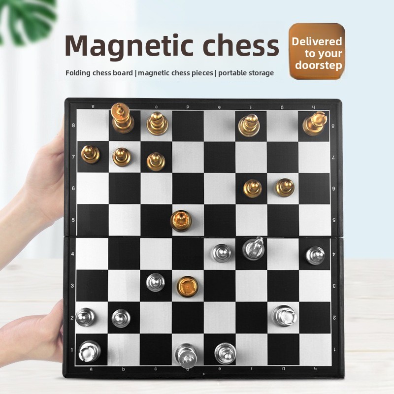 Magnetisch Goud Zilver Schaaks - Book Party Games recensie en prijs