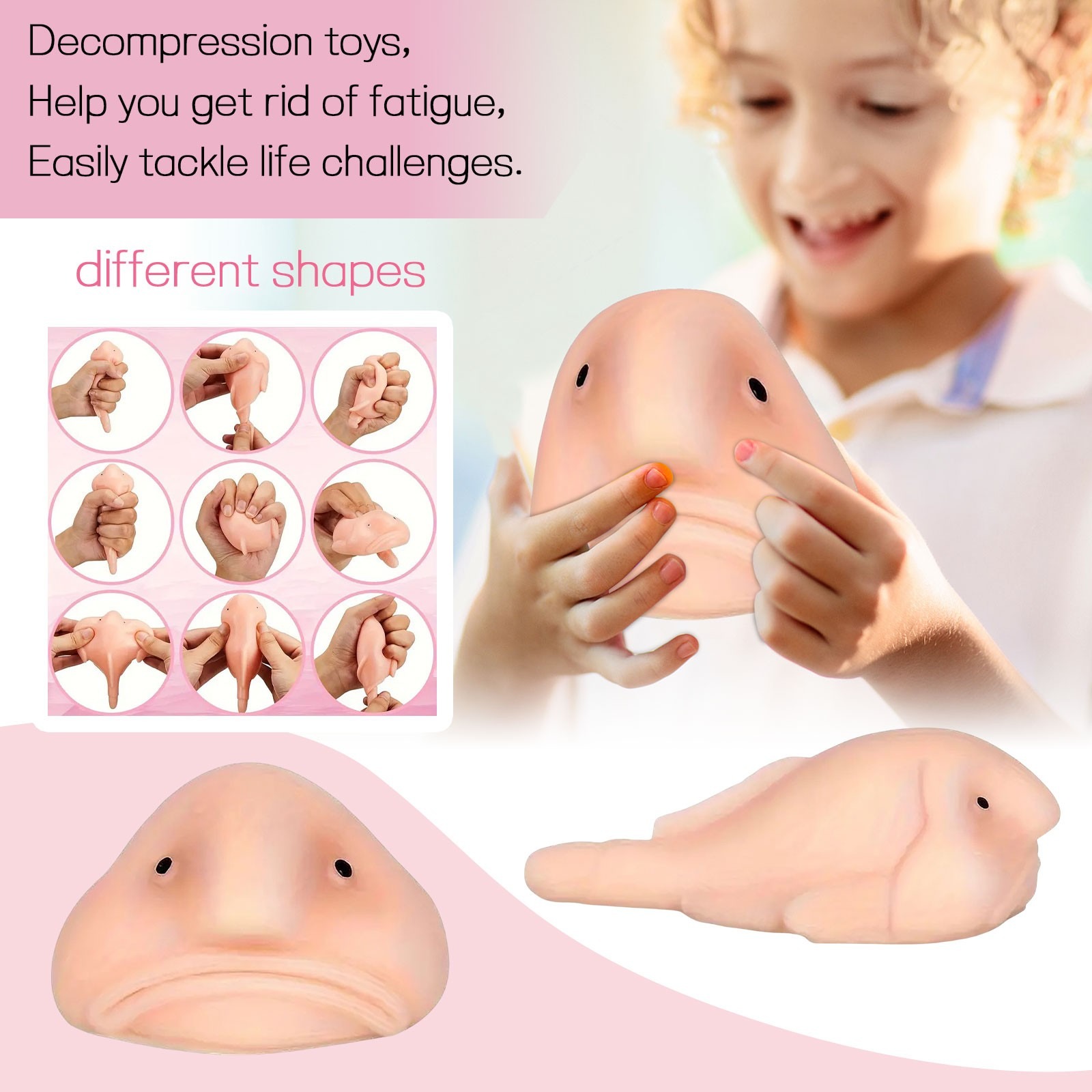 Squishy Blobfish Knijpspeeltje - Party Games Gender Reveal recensie en prijs