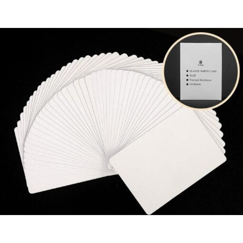 Elastische witte kaart (dubbel - Party Games Easy recensie en prijs